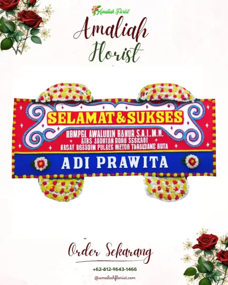 Papan Bunga Ucapan Selamat Kampung Jua Nan Xx
